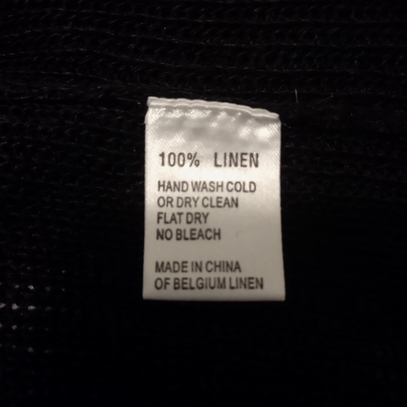 "La. Fix Sun" black Knit Sweater, Sheer, size O, NWOT - Picture 2 of 7